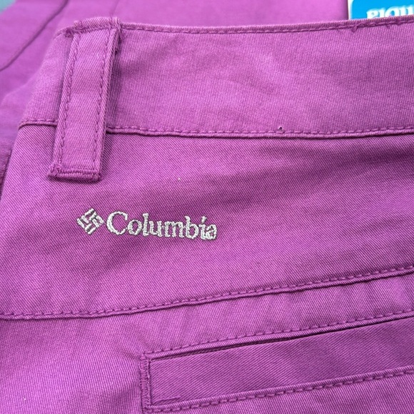 Columbia NWT Purple Modern Classic Easy Fit Kenzie Cove 4” Shorts Size 4 - Picture 3 of 7